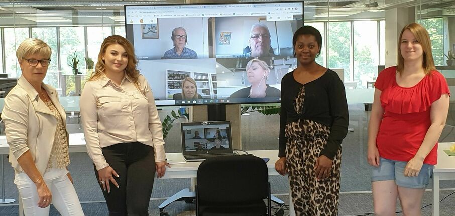 Eerste digitaal afstudeermoment