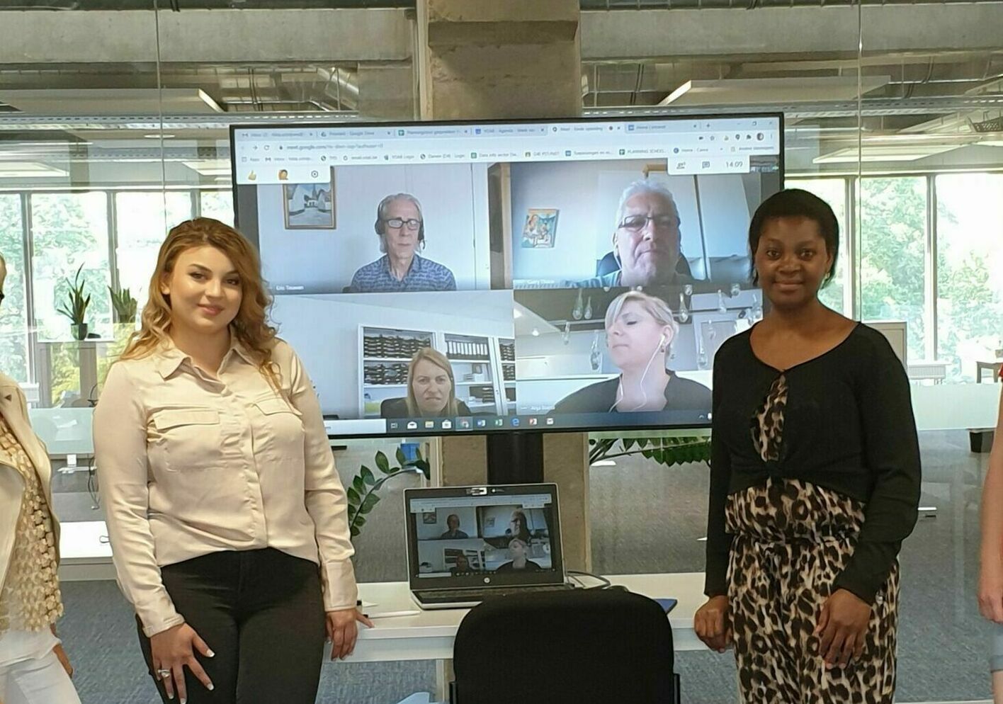 Eerste digitaal afstudeermoment