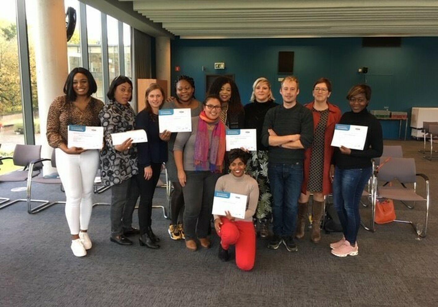 Afstudeermoment huiswaarts