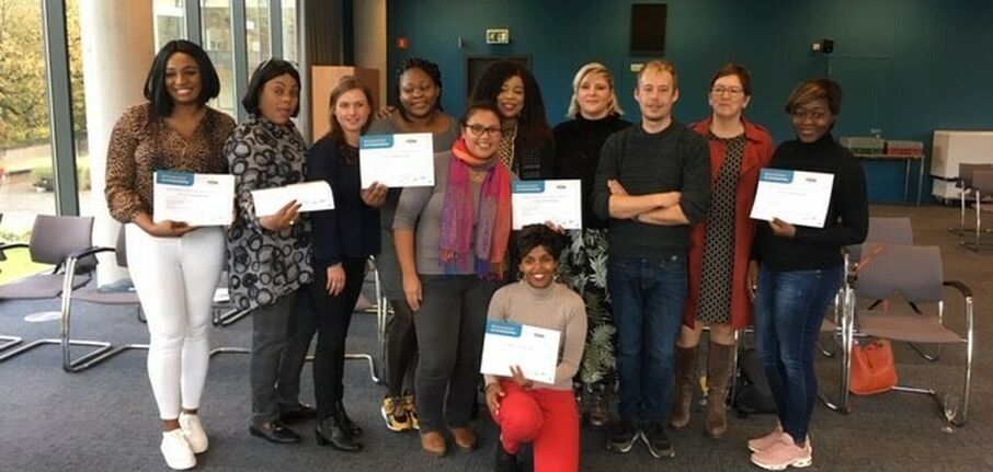 Afstudeermoment huiswaarts